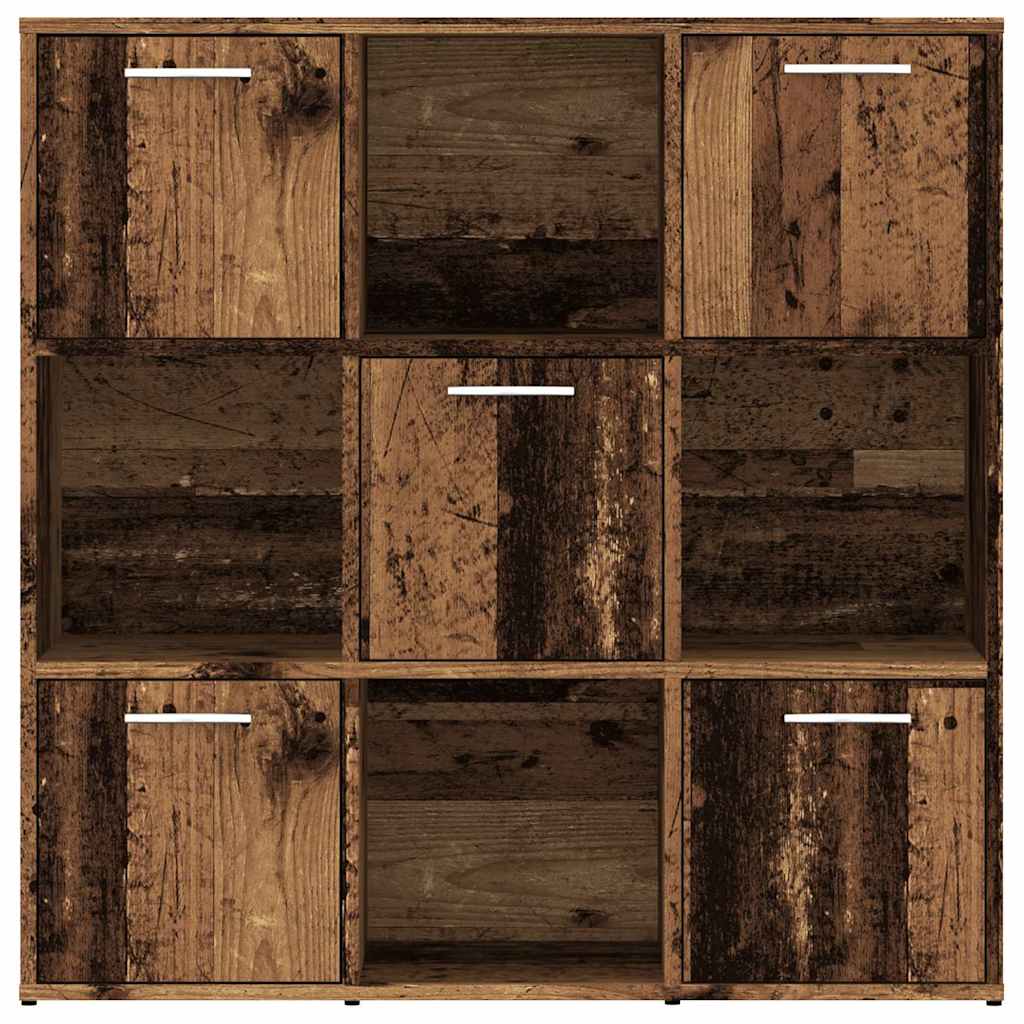 Βιβλιοθήκη Παλαιό ξύλο 90x28x90 εκ Ξύλινη κατασκευή 5