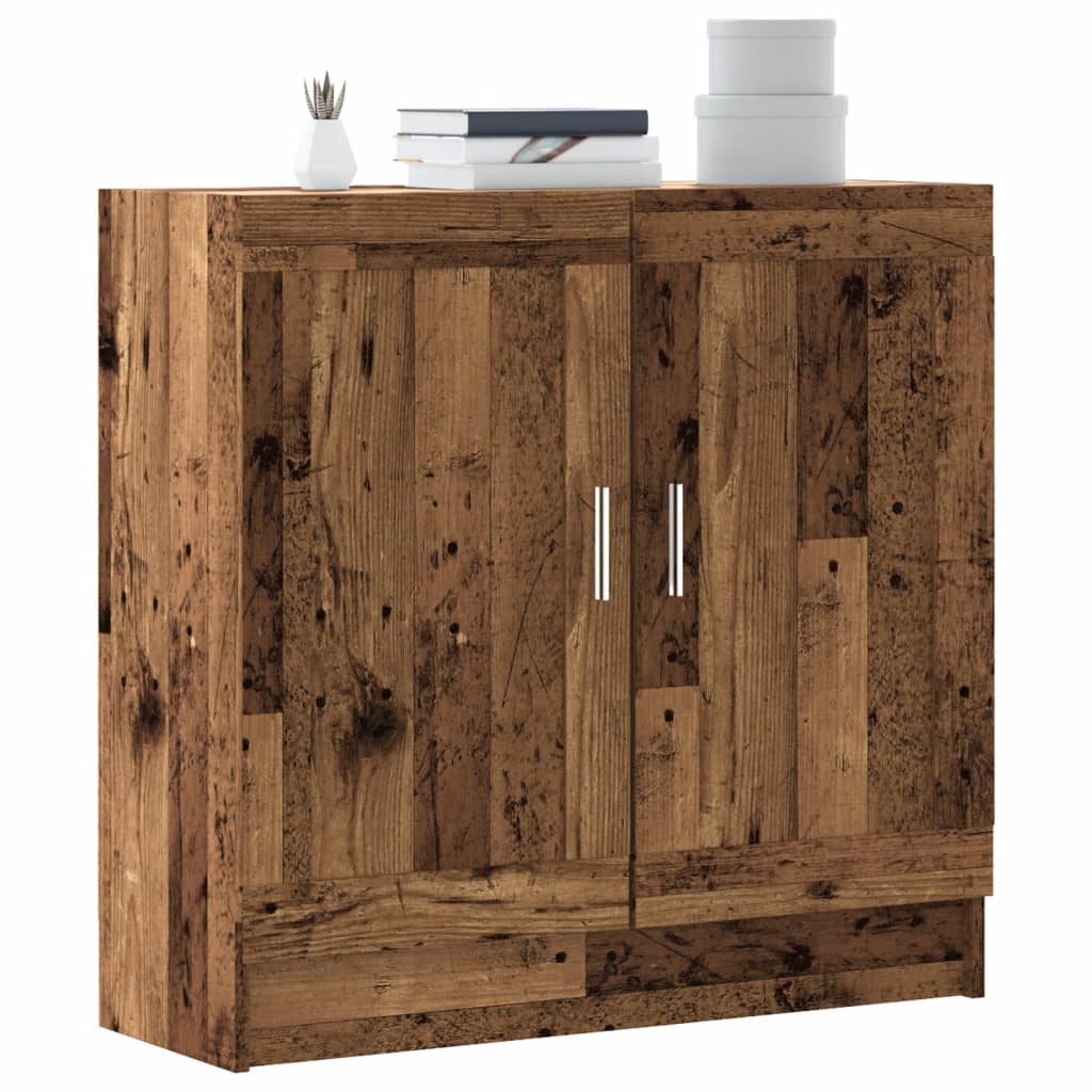 Βιβλιοθήκη Παλιό Ξύλο 82,5 x 30,5 x 80 εκ. Μοριοσανίδα 1