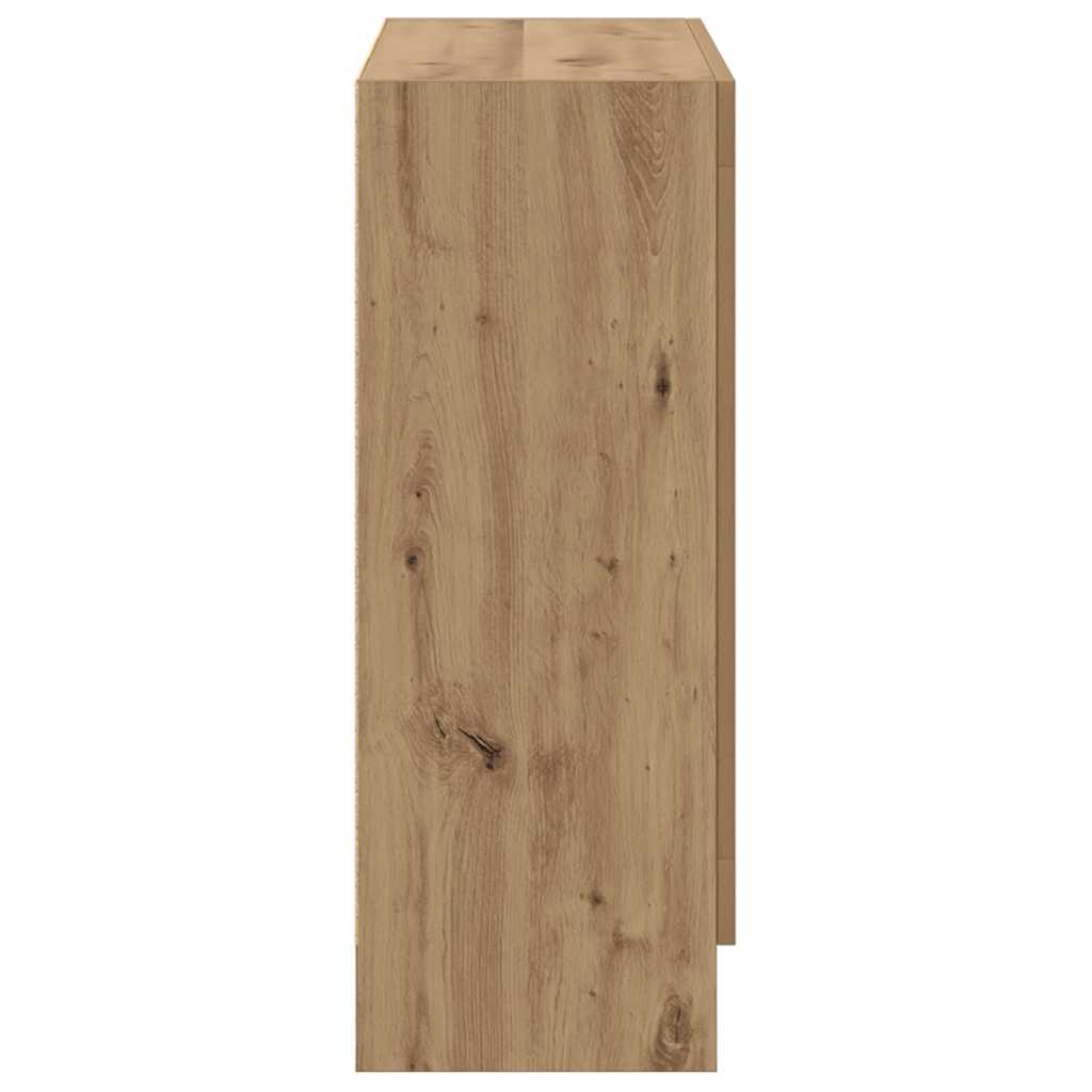 Βιβλιοθήκη Artisan Δρυς 82,5x30,5x80 εκ. Επεξεργασμένο Ξύλο 7