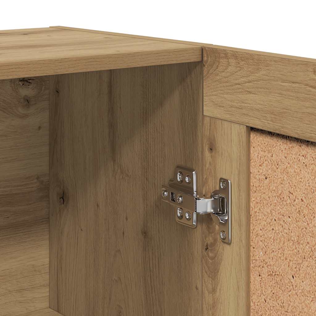 Βιβλιοθήκη Artisan Δρυς 82,5x30,5x115 εκ. Επεξεργασμένο Ξύλο 9