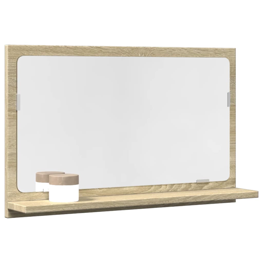 Καθρέφτης Μπάνιου Ντουλάπι Sonoma Δρυς 60x11x37 εκ. Επεξ. Ξύλο 1