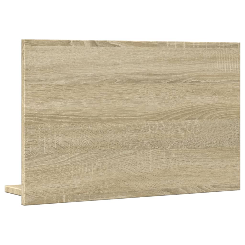 Καθρέφτης Μπάνιου Ντουλάπι Sonoma Δρυς 60x11x37 εκ. Επεξ. Ξύλο 6