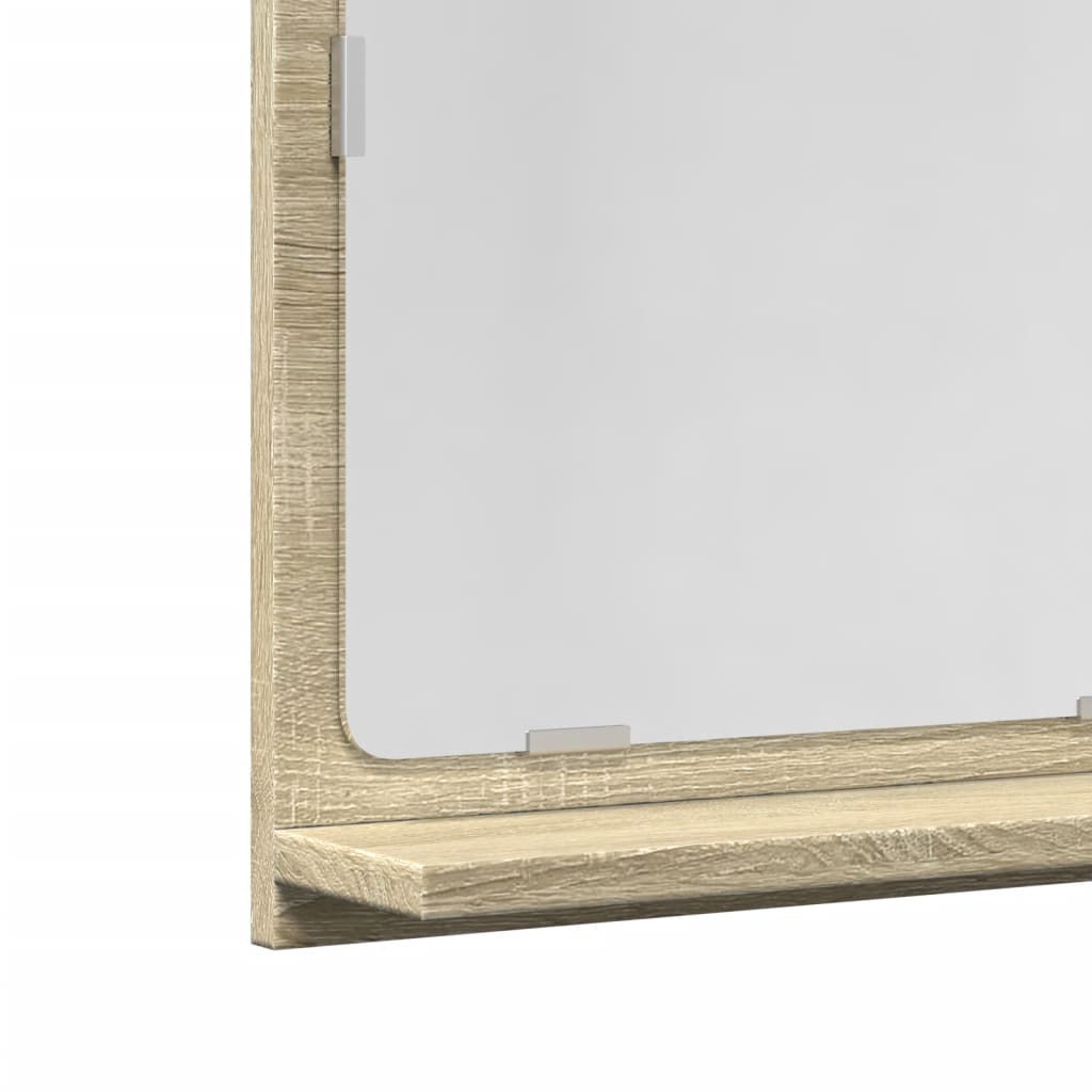 Καθρέφτης Μπάνιου Ντουλάπι Sonoma Δρυς 60x11x37 εκ. Επεξ. Ξύλο 7