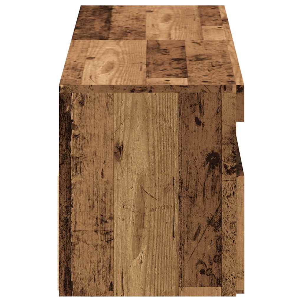 σετ ντουλαπιών τηλεόρασης 2 τεμαχίων με φώτα LED 10