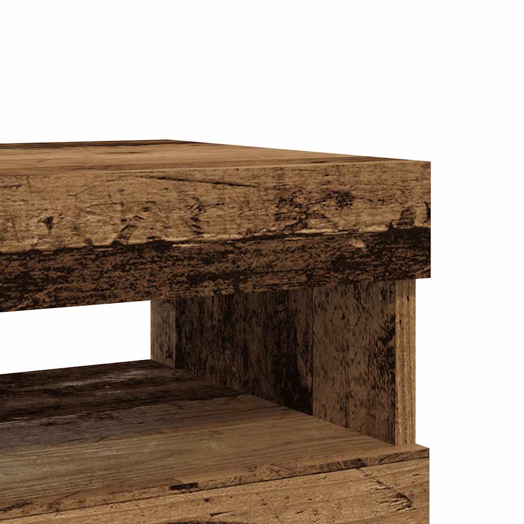 σετ ντουλαπιών τηλεόρασης 2 τεμαχίων με φώτα LED 12