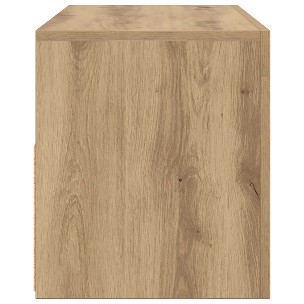 Έπιπλο Τηλεόρασης με LED Αρτισιανή Δρυς 90x35x40 εκ Επεξ.Ξύλο 7