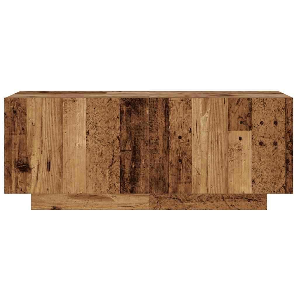 Έπιπλο Τηλεόρασης Όψη Παλαιού Ξύλου 100x35x40 εκ. Επεξ. Ξύλο 4