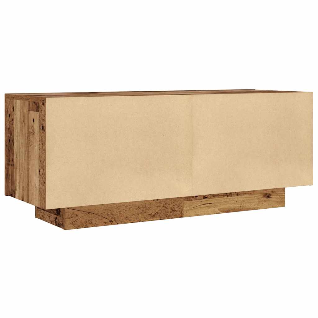 Έπιπλο Τηλεόρασης Όψη Παλαιού Ξύλου 100x35x40 εκ. Επεξ. Ξύλο 6
