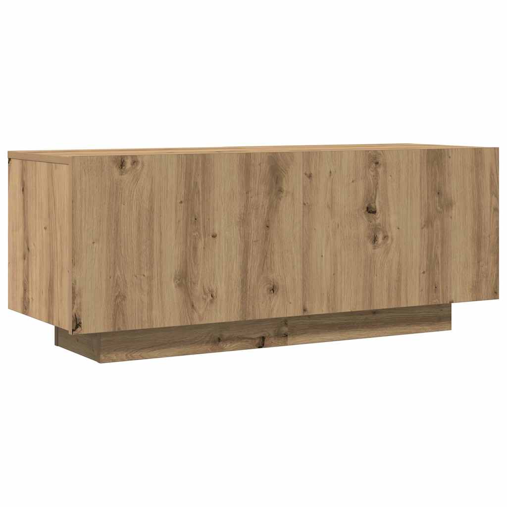 Έπιπλο Τηλεόρασης Artisian Δρυς 100x35x40 εκ Επεξεργασμένο Ξύλο 2