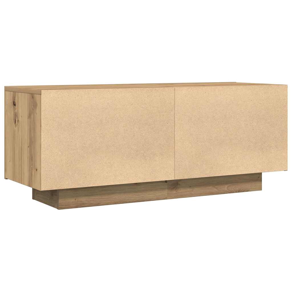 Έπιπλο Τηλεόρασης Artisian Δρυς 100x35x40 εκ Επεξεργασμένο Ξύλο 6