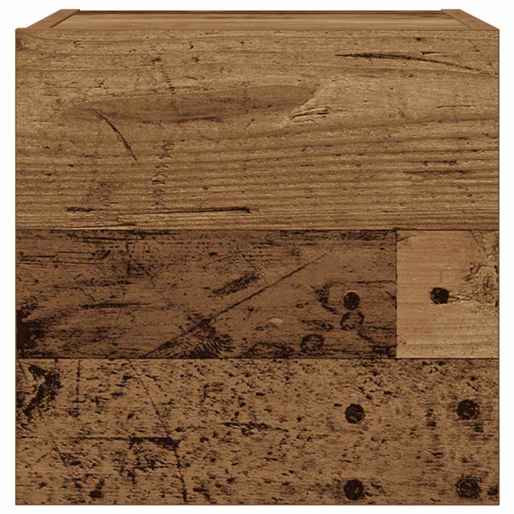 Έπιπλο Τηλεόρασης Κρεμαστό Παλιό Ξύλο 30,5 x 30 x 30 εκ. 4