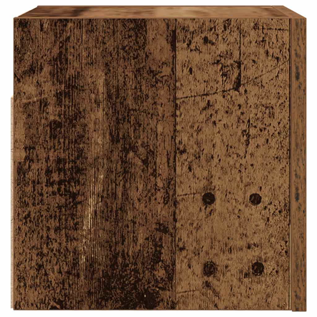 Έπιπλο Τηλεόρασης Κρεμαστό Παλιό Ξύλο 30,5 x 30 x 30 εκ. 5