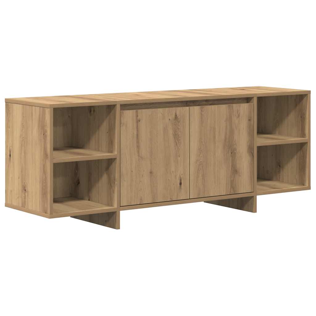 Έπιπλο Τηλεόρασης Αρτισιανή Δρυς 130x35x50 εκ από Επεξεργ. Ξύλο 2