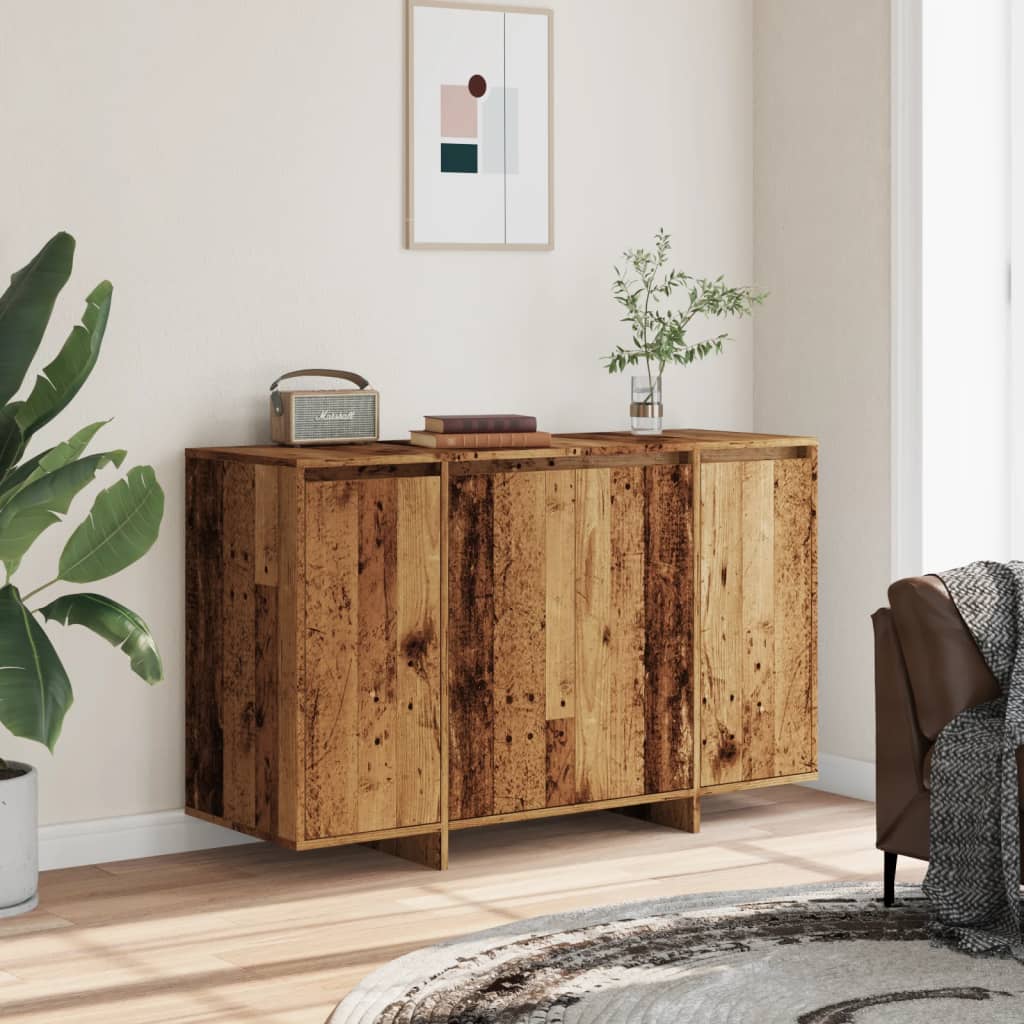 Σκευοθήκη Παλιό ξύλο 120x41x75 cm Ξύλο μηχανής 3