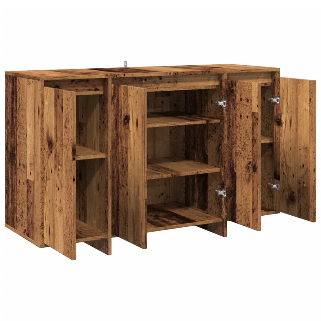 Σκευοθήκη Παλιό ξύλο 120x41x75 cm Ξύλο μηχανής 7