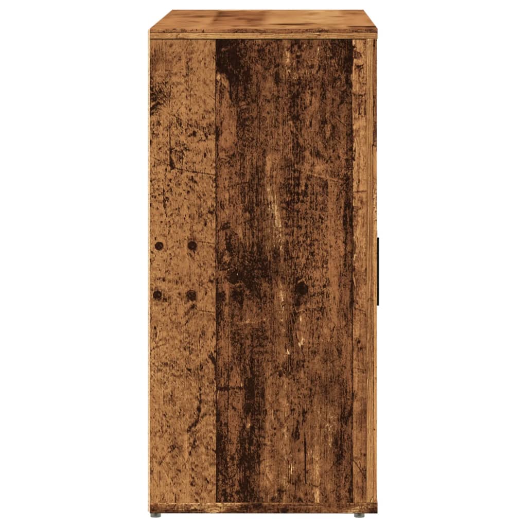 Συρταριέρα Όψη Παλαιού Ξύλου 80x33x70 εκ. Επεξεργασμένο Ξύλο 6