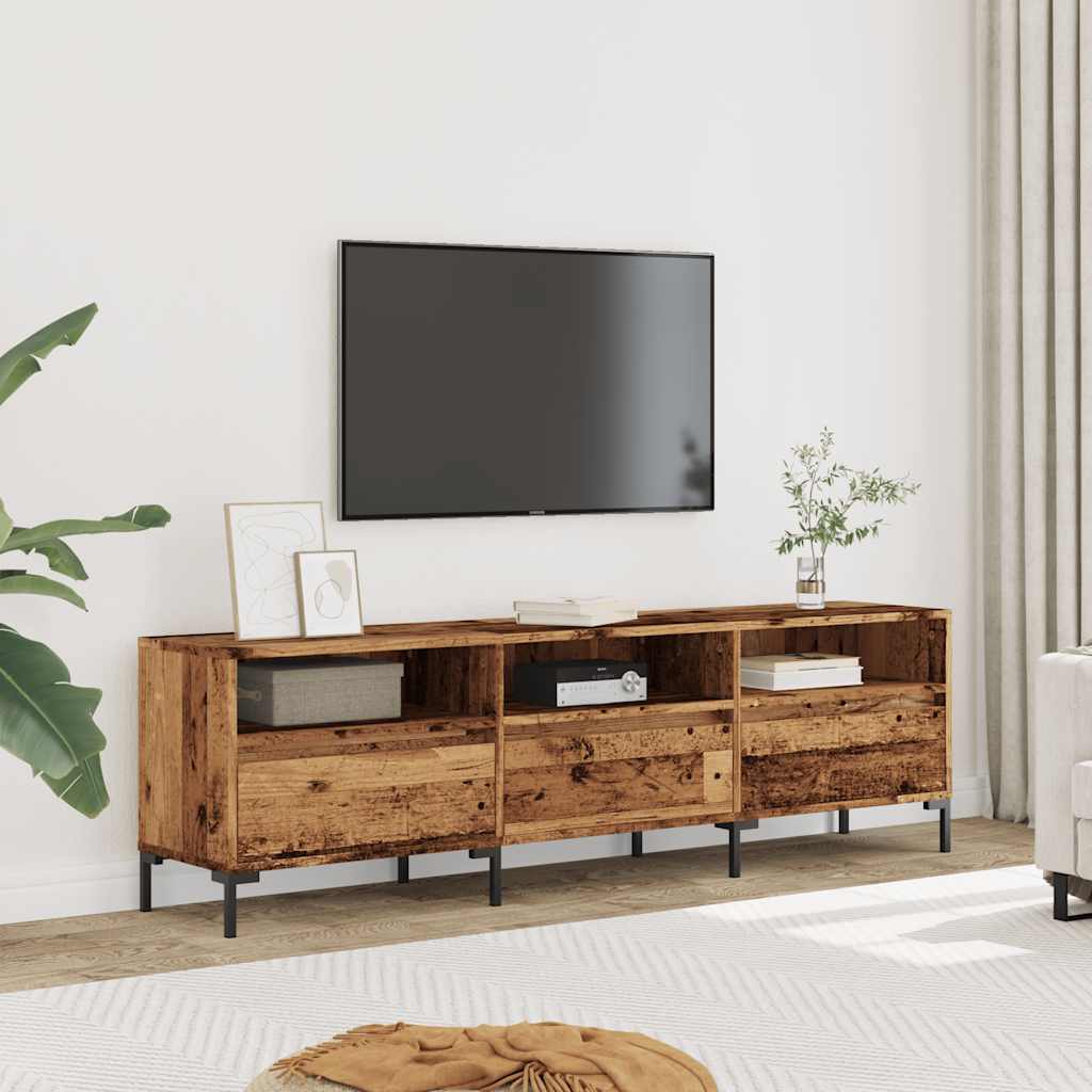 Έπιπλο Τηλεόρασης Παλιό Ξύλο 150x30x44,5 εκ. Επεξεργασμένο Ξύλο 3