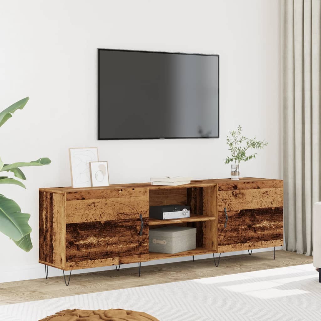 Έπιπλο Τηλεόρασης Παλιό ξύλο 150x30x50 εκ. Επεξεργασμένο Ξύλο 1