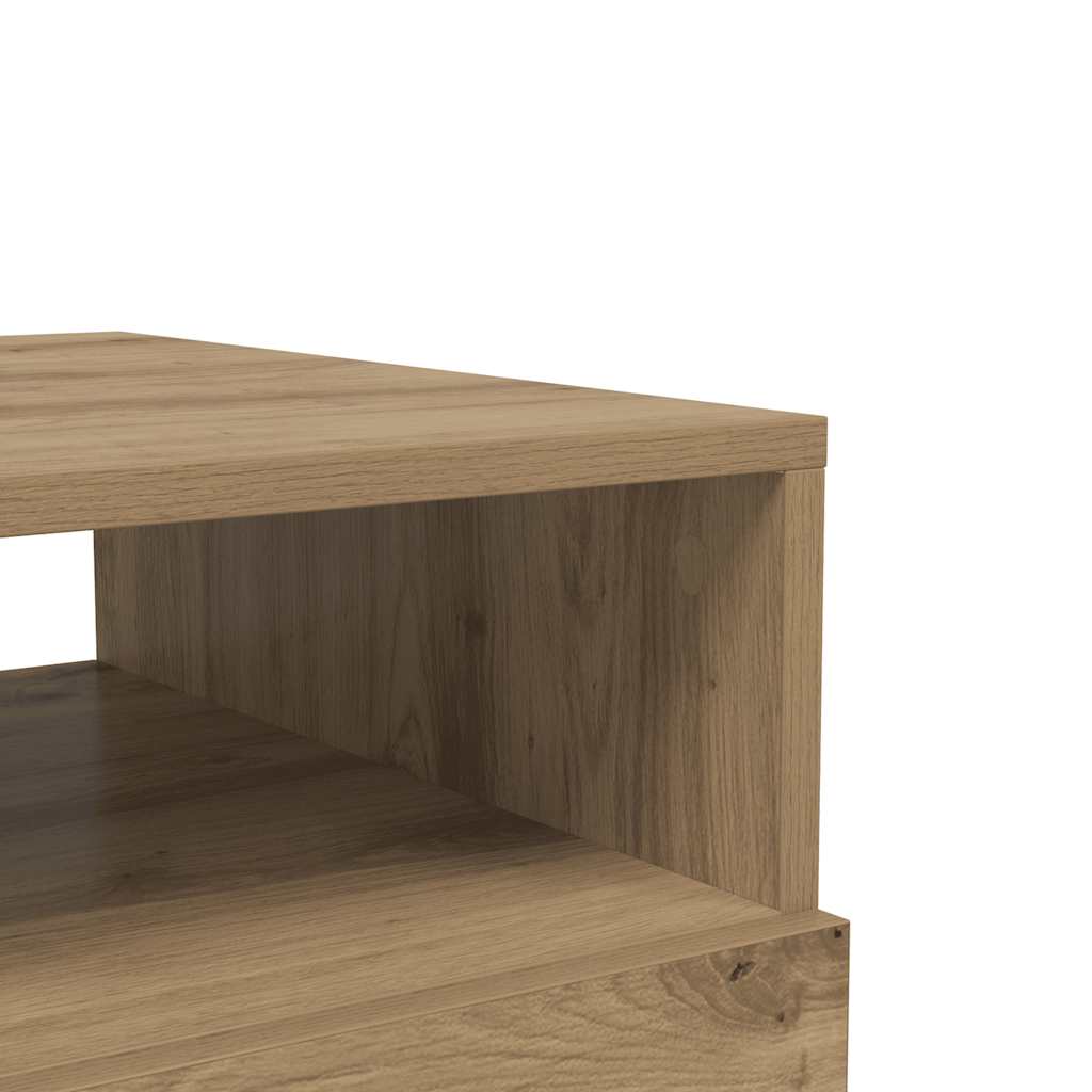 Τραπεζάκι Σαλονιού με LED Artisan Δρυς 50x49x40 εκ. 11
