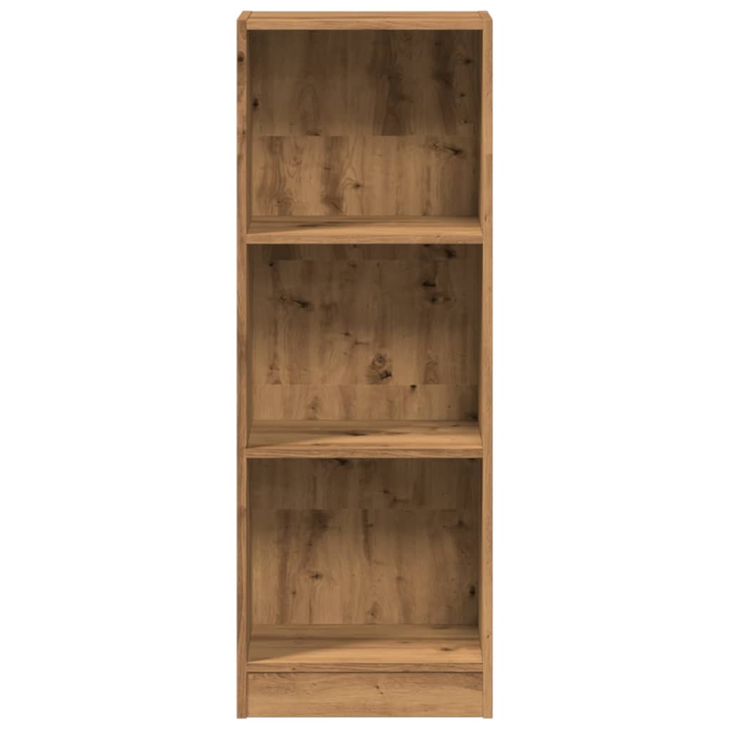 Βιβλιοθήκη Αρτισιανή Δρυς 40x24x109 εκ. από Επεξεργασμένο Ξύλο 4