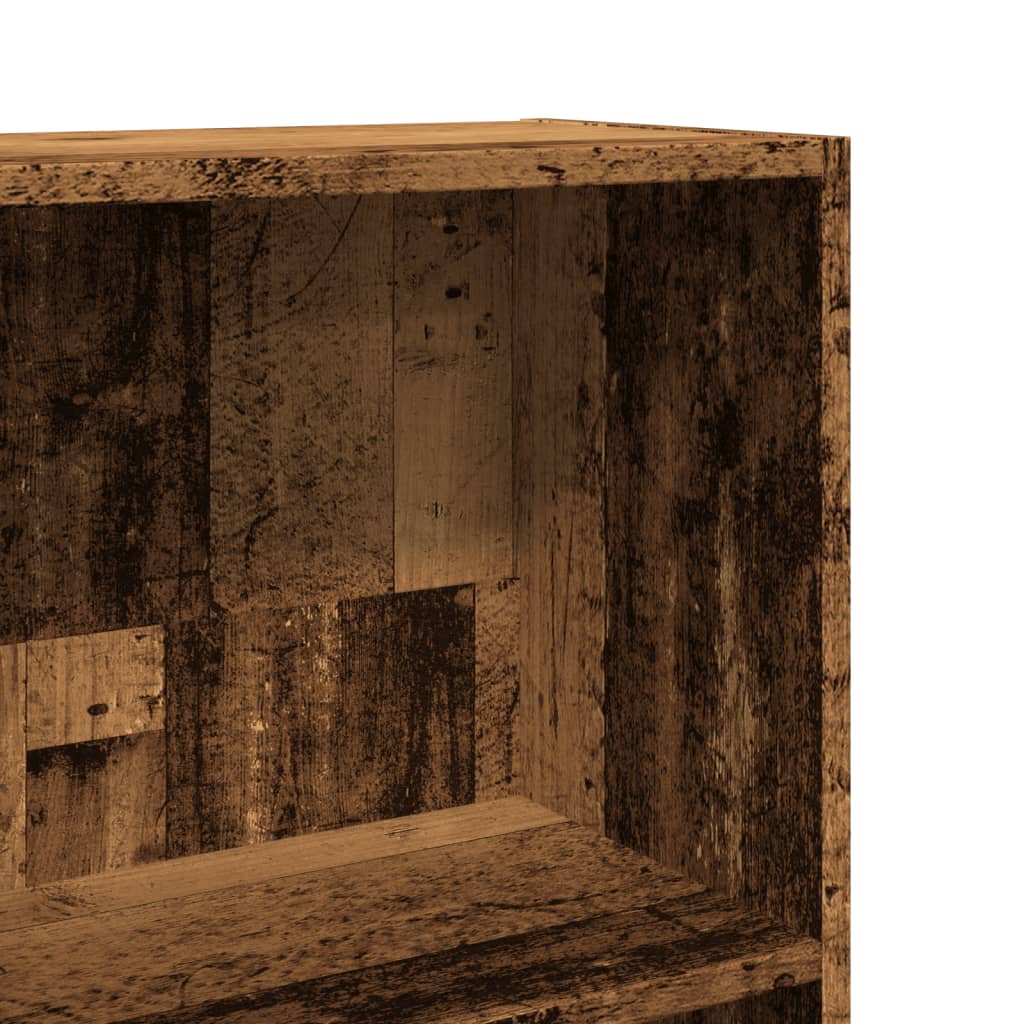 Βιβλιοθήκη Όψη Παλαιού Ξύλου 40x24x176 εκ. Επεξεργασμένο Ξύλο 7