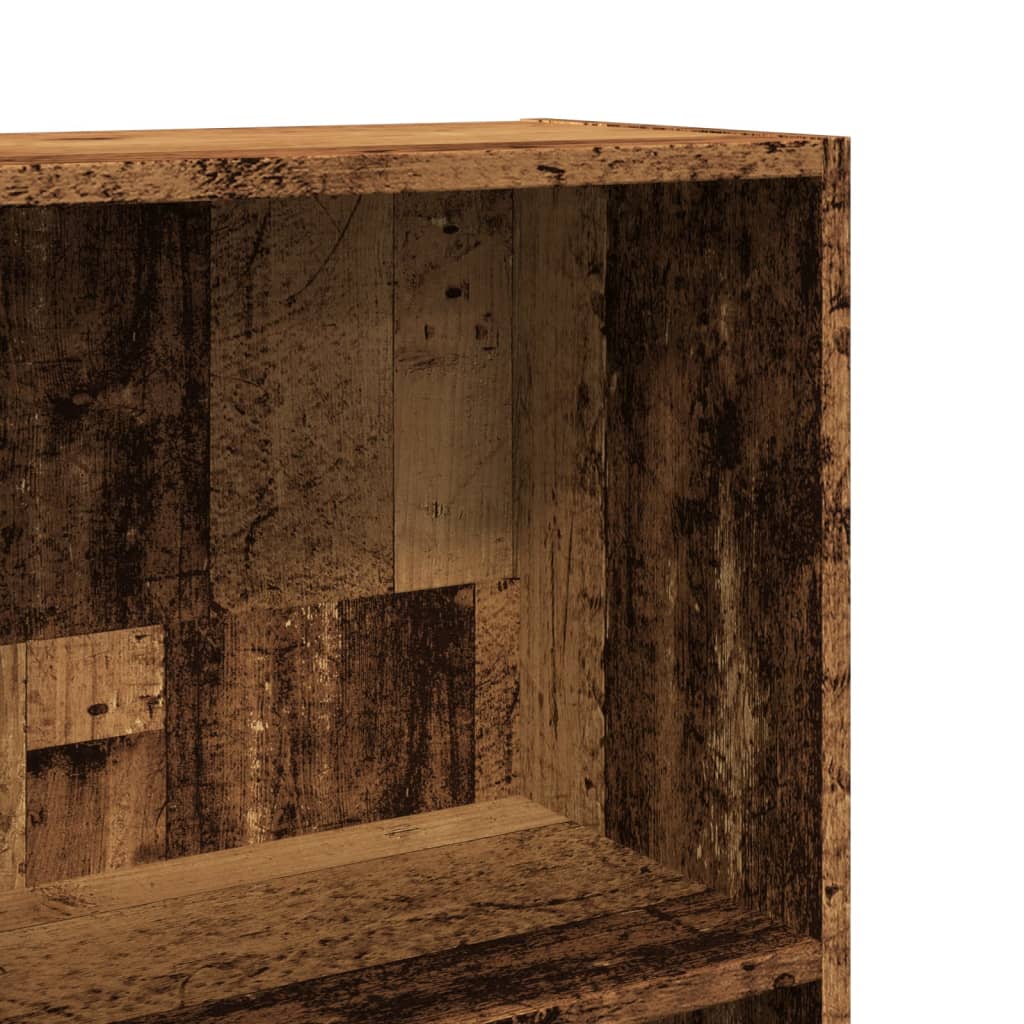 Βιβλιοθήκη Όψη Παλαιού Ξύλου 60x24x176 εκ. Επεξεργασμένο Ξύλο 7