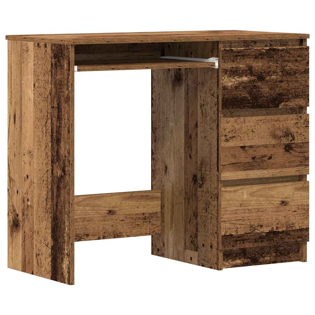 Γραφείο  Παλιό ξύλο 90x45x76 cm Κατασκευασμένο ξύλο 2