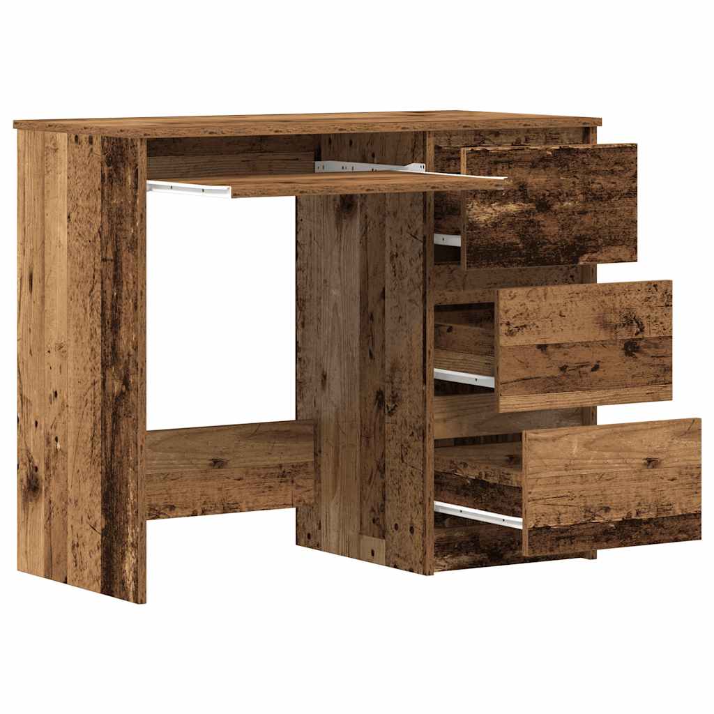 Γραφείο  Παλιό ξύλο 90x45x76 cm Κατασκευασμένο ξύλο 5