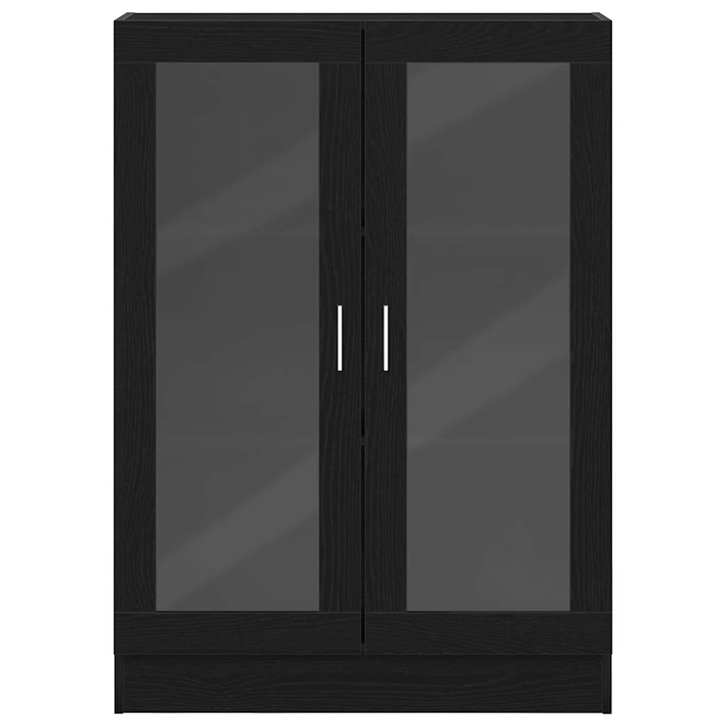 Βιβλιοθήκη Μαύρο Δρυς 82,5x30,5x115 εκ. Επεξεργασμένο Ξύλο 6