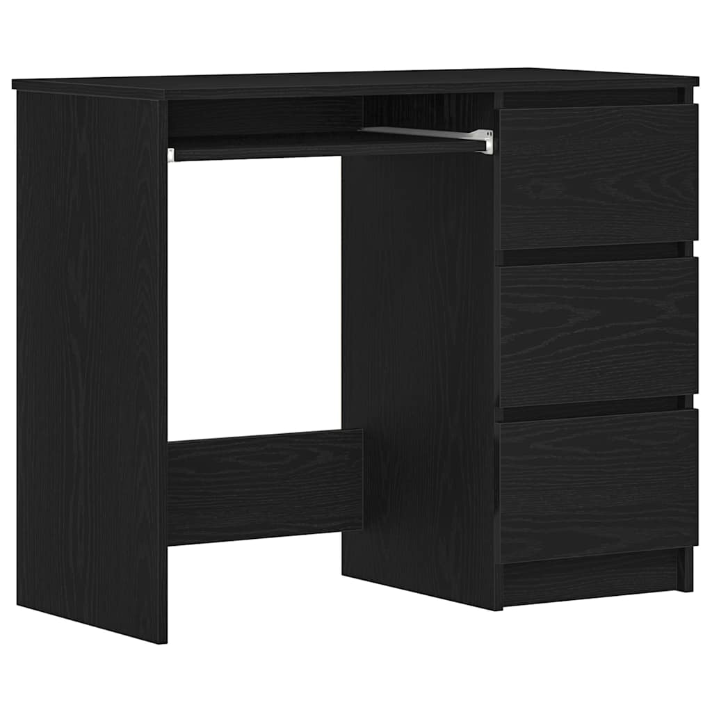 Γραφείο  Μαύρη βελανιδιά 90x45x76 cm Κατασκευασμένο ξύλο 2