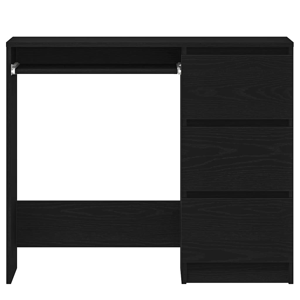 Γραφείο  Μαύρη βελανιδιά 90x45x76 cm Κατασκευασμένο ξύλο 6
