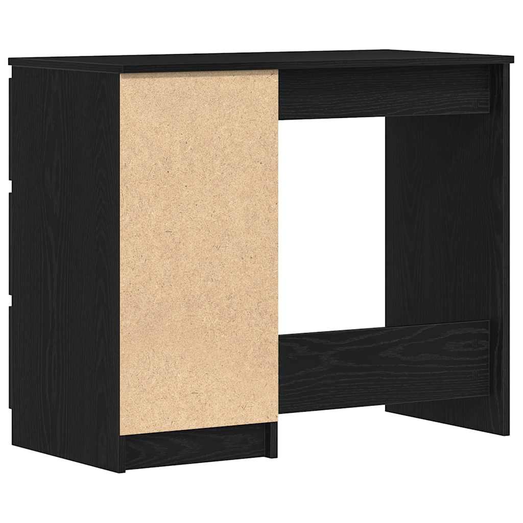 Γραφείο  Μαύρη βελανιδιά 90x45x76 cm Κατασκευασμένο ξύλο 8