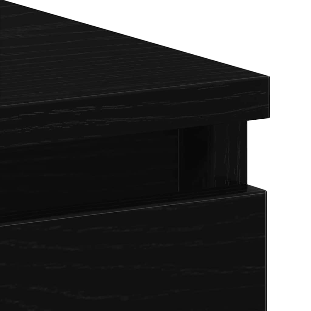 Γραφείο  Μαύρη βελανιδιά 90x45x76 cm Κατασκευασμένο ξύλο 9
